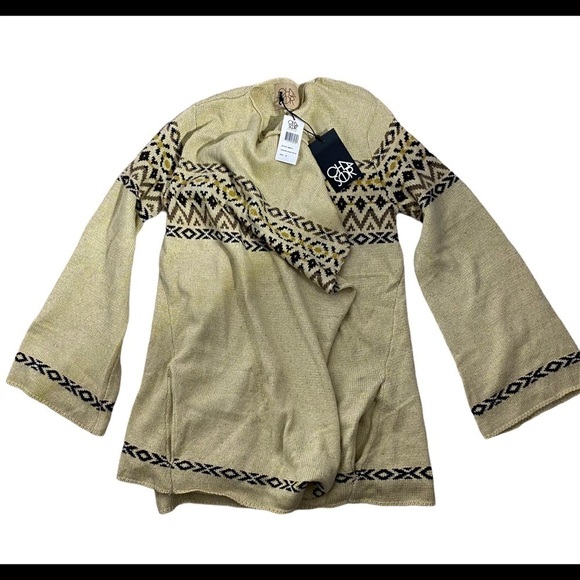 NWT Chaser Drape Front Cardigan Vintage Sweater M - Picture 13 of 16